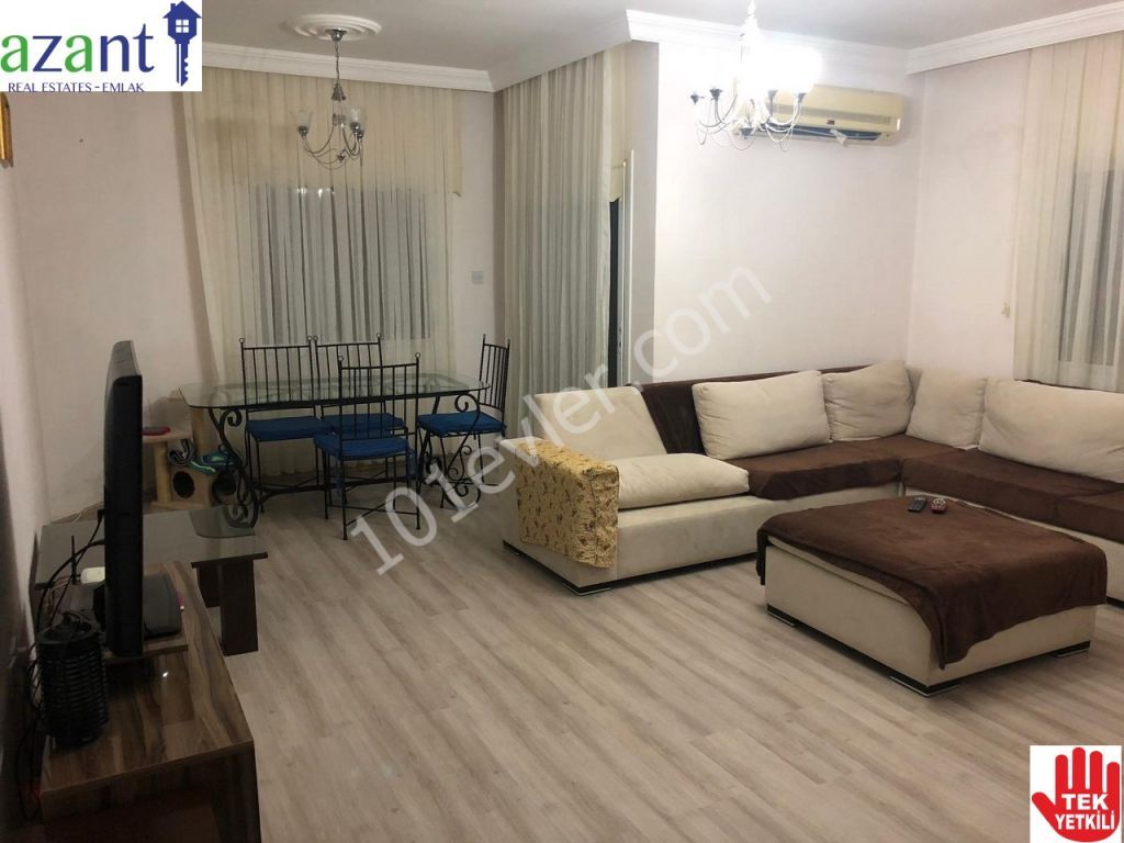 For sale in Alsancak 3 bedroom ground floor apartment with garden