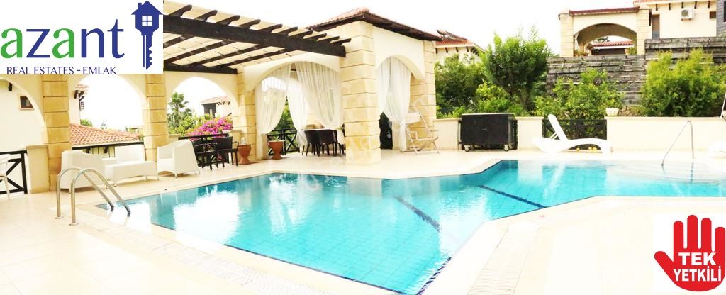 BELLAPAIS'DA 4 YATAK ODALI VILLA