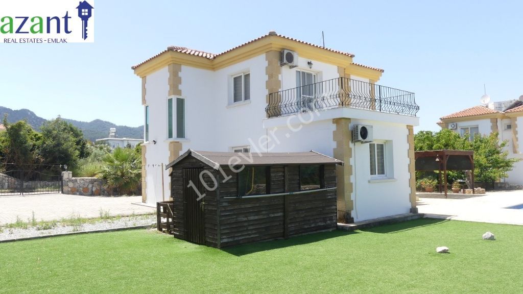 FOR RENT,4 BEDROOM VILLA IN KARSIYAKA WITH SEA AND MOUNTAIN VIEWS