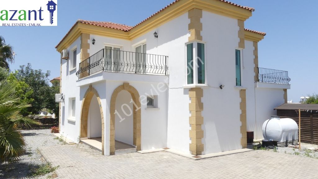 FOR RENT,4 BEDROOM VILLA IN KARSIYAKA WITH SEA AND MOUNTAIN VIEWS