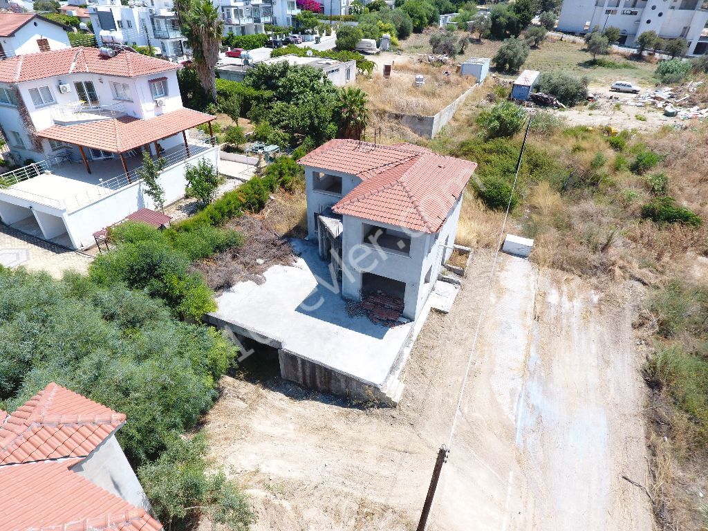 Kıbrıs Girne Alsancak'ta Yapım Aşamasında Villa