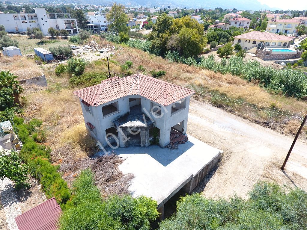 Kıbrıs Girne Alsancak'ta Yapım Aşamasında Villa