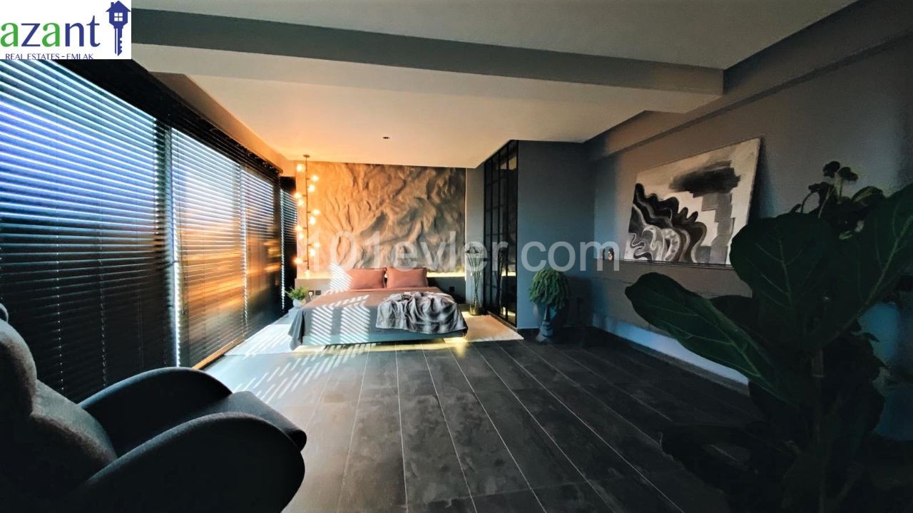 GİRNE MERKEZDE ÖZEL HAVUZLU LÜKS PENTHOUSE