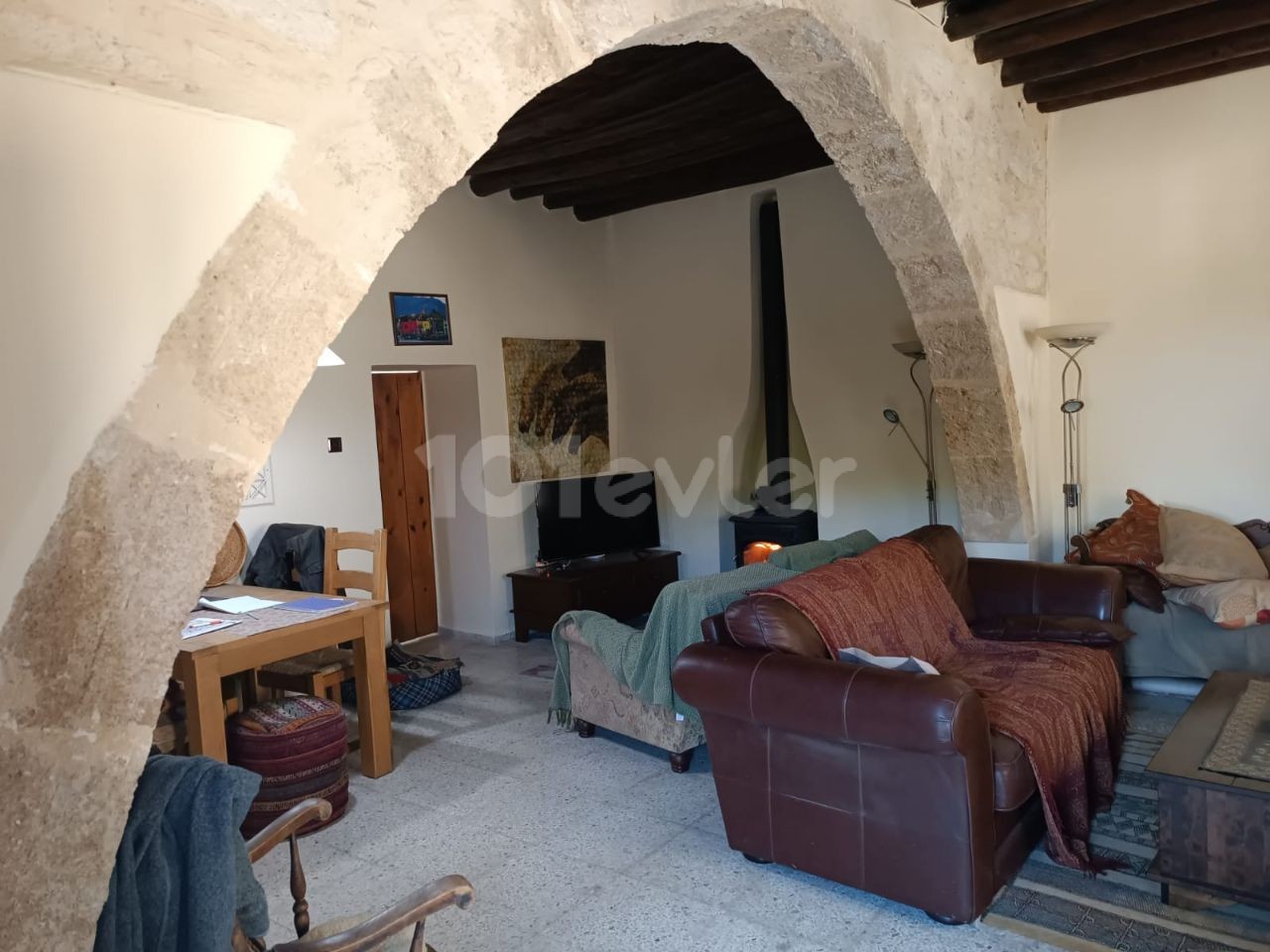 3+1 PERFECT OLD VİLLAGE STONE HOUSE WITH PRIVATE POOL IN LAPTA BAŞPINAR