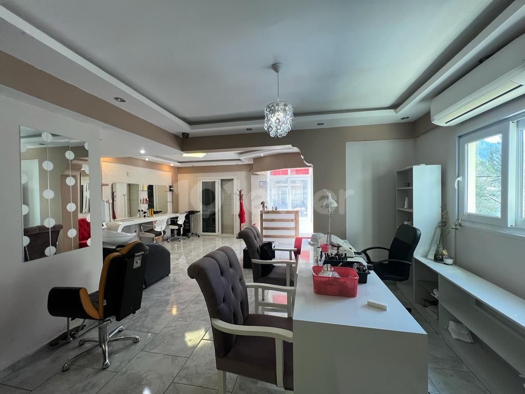 FULLY FURNISHED BEAUTY CENTER FOR RENT IN KYRENIA