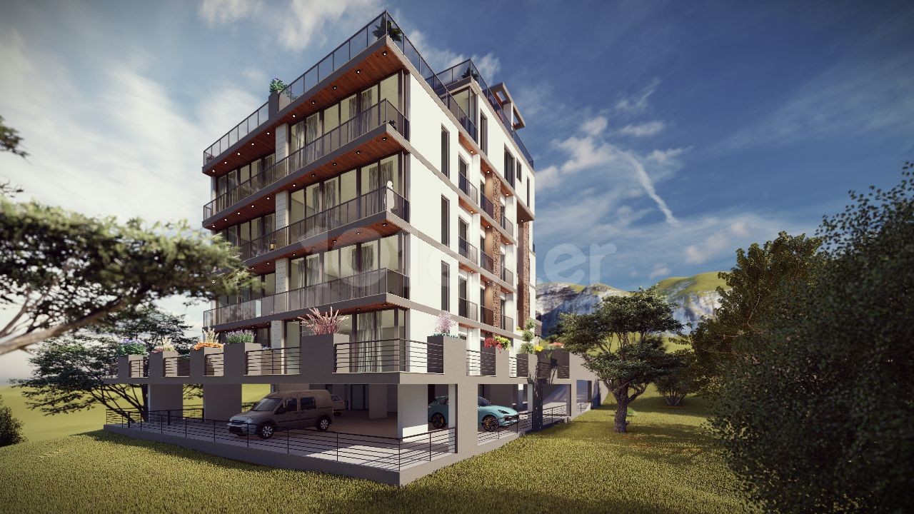 آپارتمان 3+1 برای فروش در مرکز گیرنه، تحویل آخرین مارس 2024