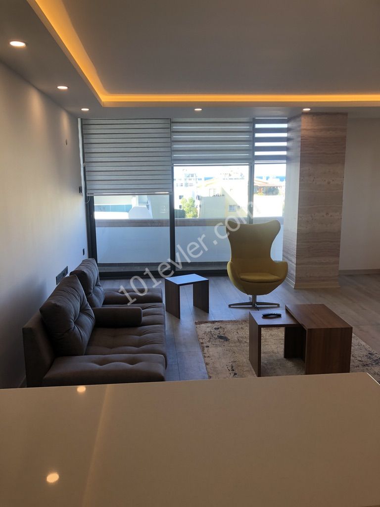 Feo Elegance'da ful eşyalı ortak havuzlu site içi güvenlikli 2+1 residence