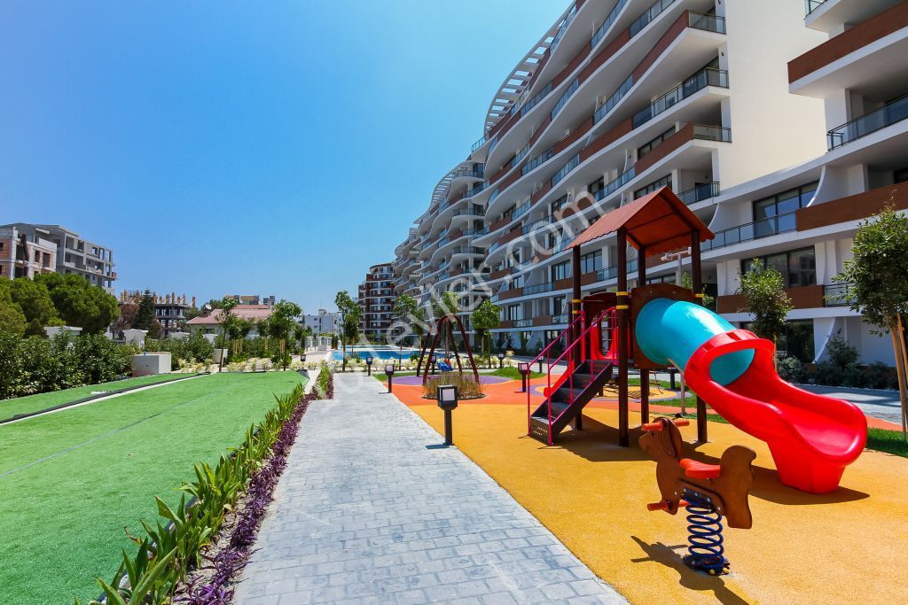 Feo Elegance'da ful eşyalı ortak havuzlu site içi güvenlikli 2+1 residence