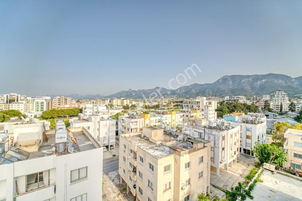 1+1 penthouse for sale with a magnificent view with a terrace in the center of Kyrenia ** 
