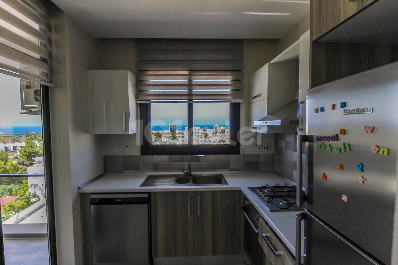 2 + 1 RENT-GUARANTEED APARTMENT WITH AN ENSUITE BATHROOM IN THE CENTER OF KYRENIA ** 