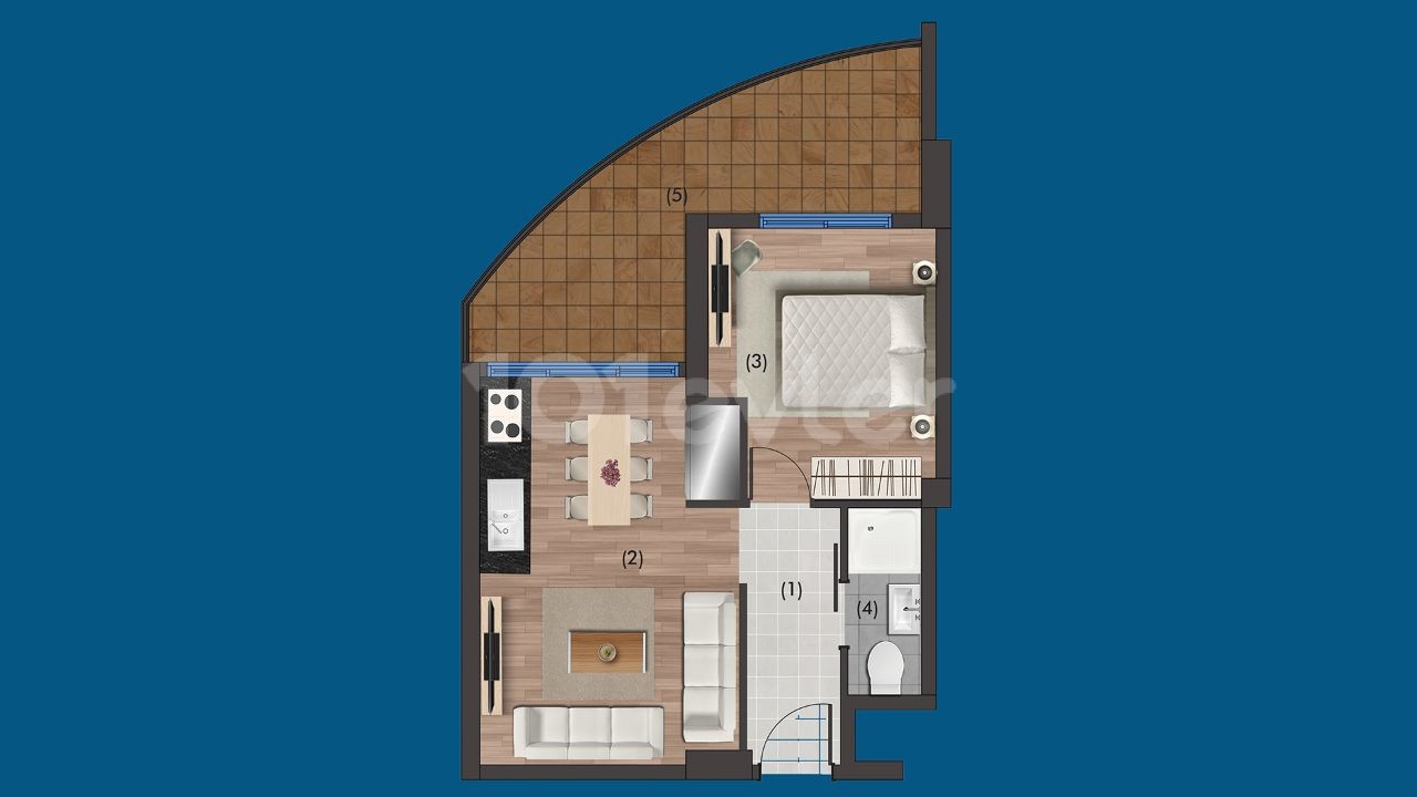 Apartment 1+1 in Edelweiss