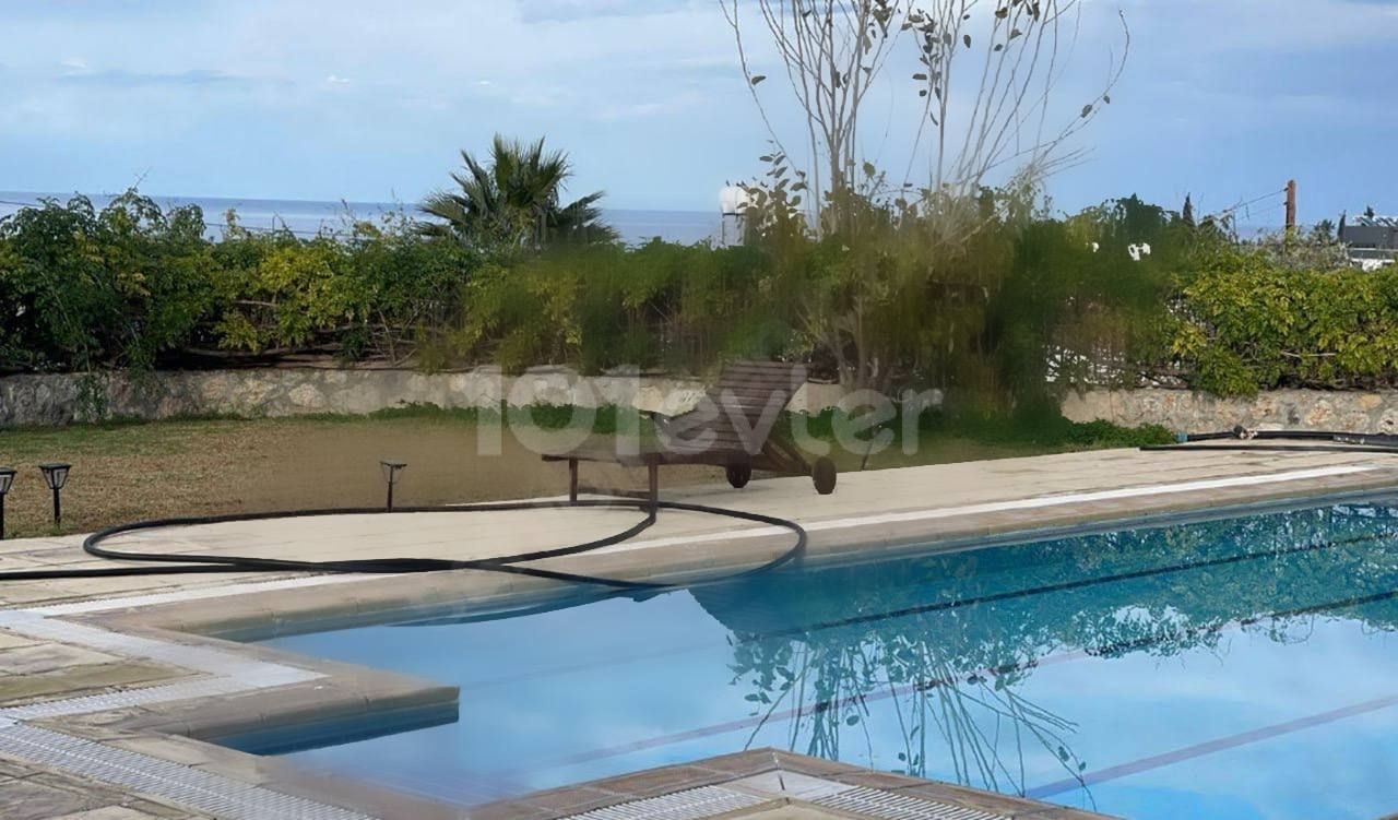 Incredible 3+1 Villa with Private Pool and Large Land for Rent with Sea View in Çatalköy