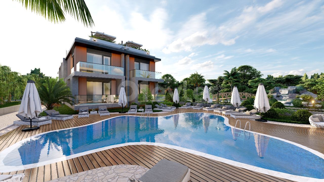  ULTRA LUXURY 2+1 FLATS WTH GARDEN&POOL IN ALSANCAK Near The British College LAST 3