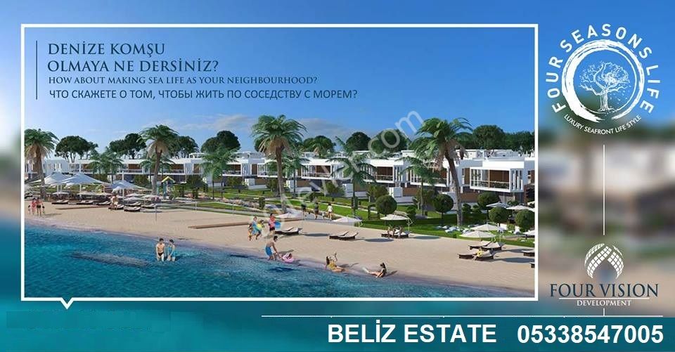 A CAR GIFT FOR EVERYONE WHO BUYS A HOUSE.. 1+1 APARTMENTS FOR SALE IN OUR BEACHFRONT PROJECT HABIBE ÇETIN 05338547005 ** 