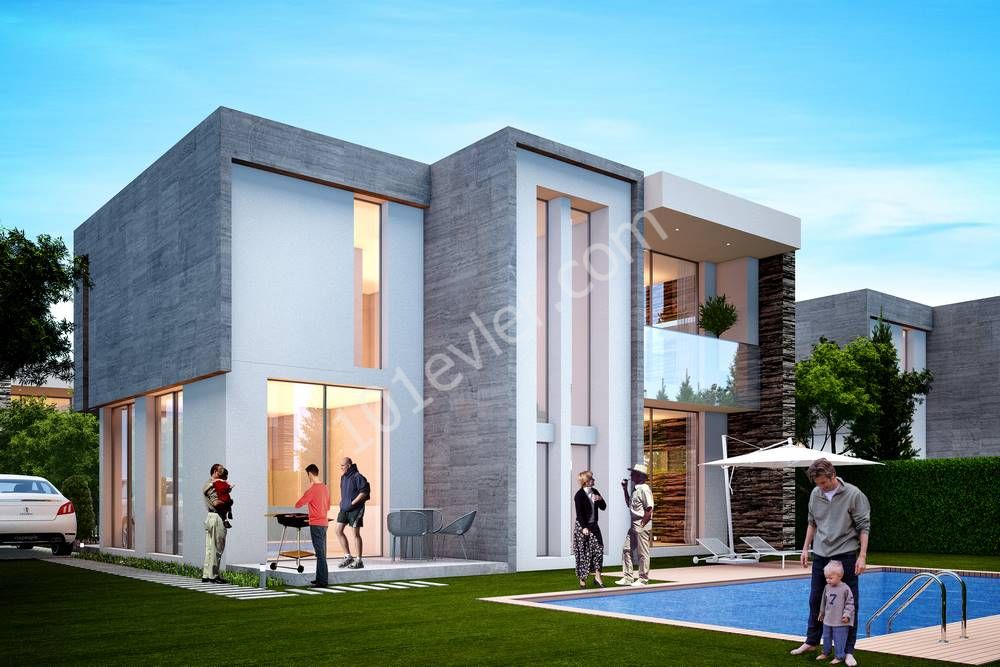 3+ 1 villa Habibe Cetin for sale near the center of famagusta 05338547005 ** 