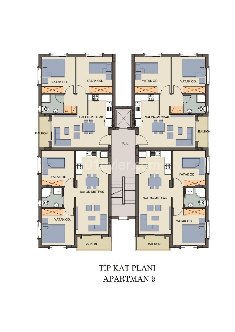 Gazimağusa da yeni projede faiz yok,tapu hazır,72 ay vade İmkanıyla  satılık 2+1  daireler habibe Çetin 05338547005