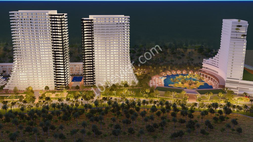 1+0 residence apartments for sale in Cyprus longbeachte,new project ** 