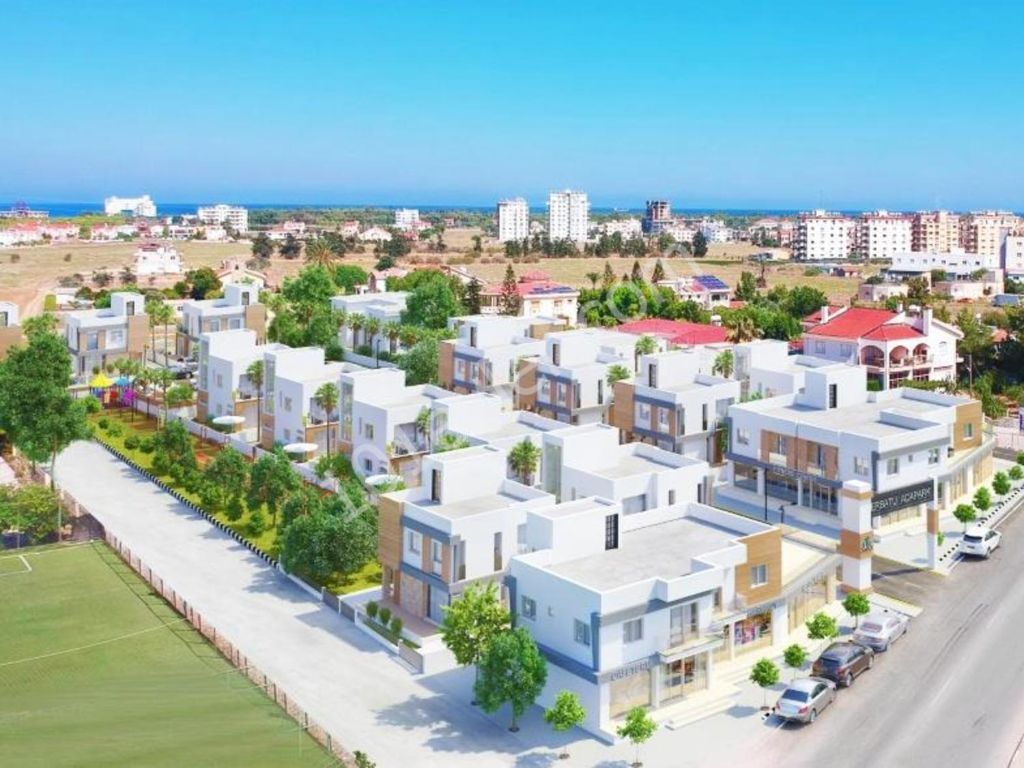 2+1 apartments for sale in yenibogaz, Famagusta, where green blends into blue -Habibe Cetin 05338547005 ** 