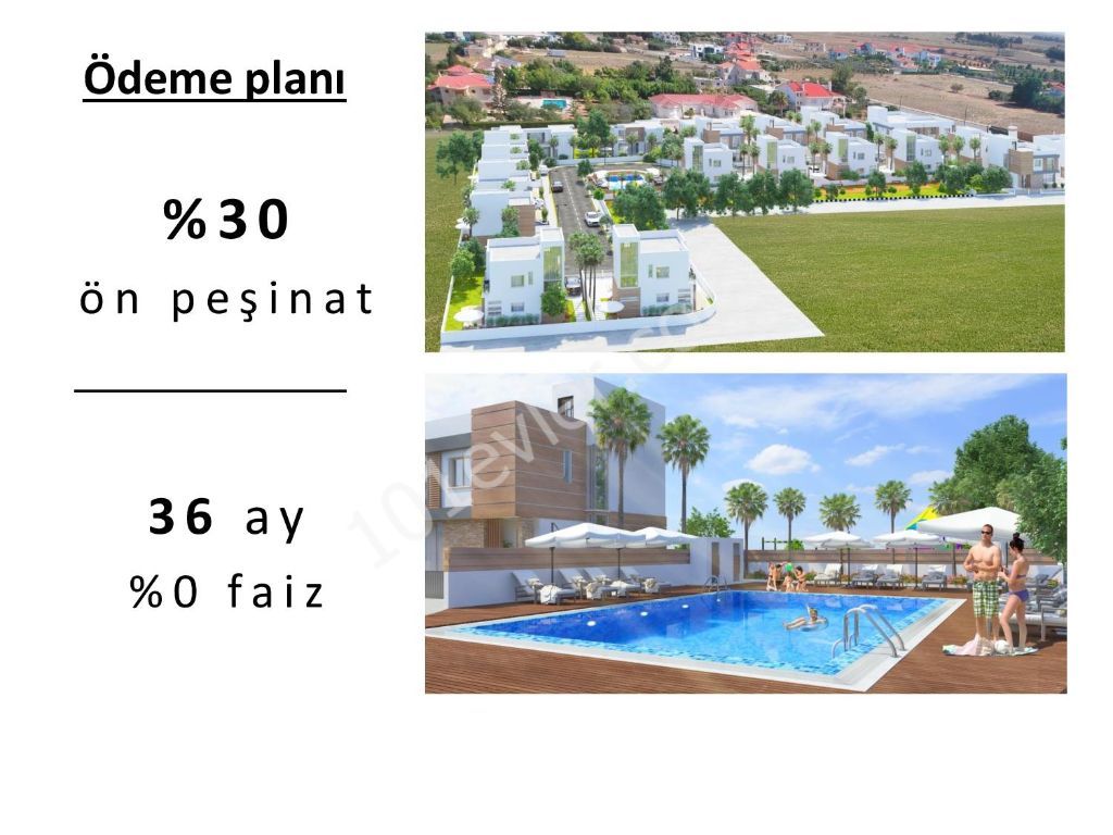 2+1 apartments for sale in yenibogaz, Famagusta, where green blends into blue -Habibe Cetin 05338547005 ** 