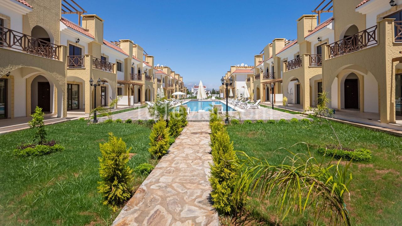 Apartments for Sale with a Pool in Famagusta Yenibogaz Habibe Cetin 05338547005 ** 