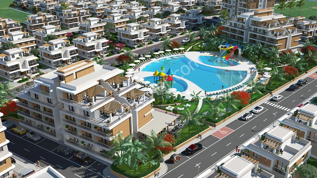 Address of Peace and Happiness 1 + 1 Apartments for Sale in a Magnificent Project on Iskele Longbeach Habibe Çetin +905338547005 ** 