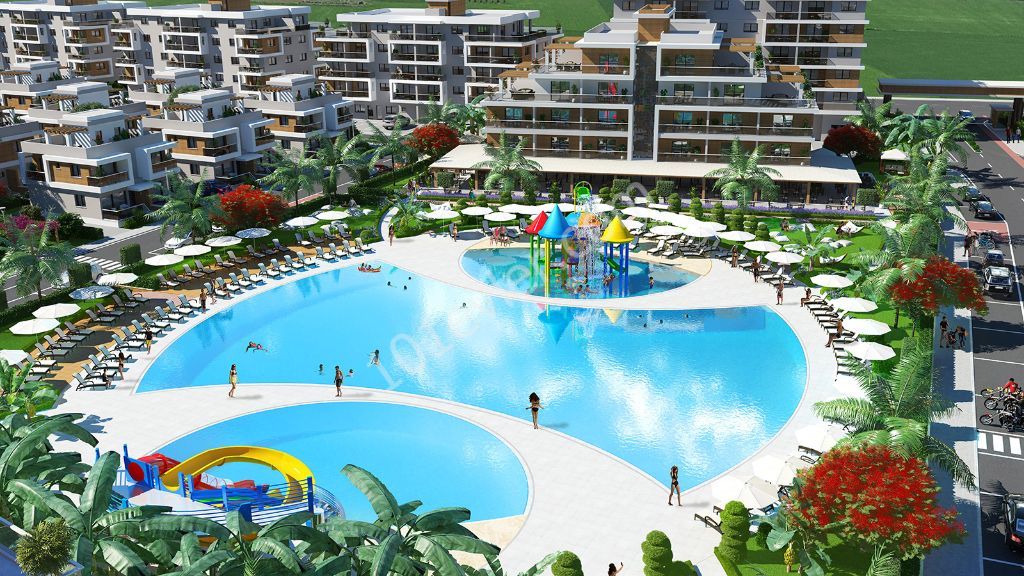 Address of Peace and Happiness 1 + 1 Apartments for Sale in a Magnificent Project on Iskele Longbeach Habibe Çetin +905338547005 ** 