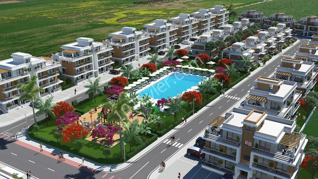 Huzur ve Mutluluğun Adresi İskele Longbeach'te Muhteşem Projede Satılık 1+1 Daireler Habibe Çetin +905338547005