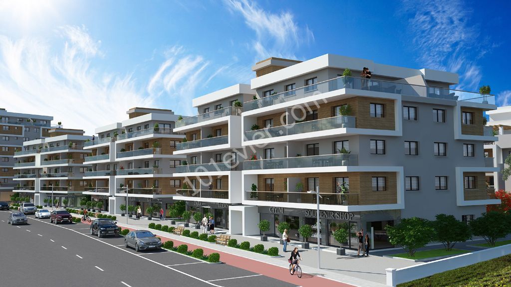 Address of Peace and Happiness 1 + 1 Apartments for Sale in a Magnificent Project on Iskele Longbeach Habibe Çetin +905338547005 ** 