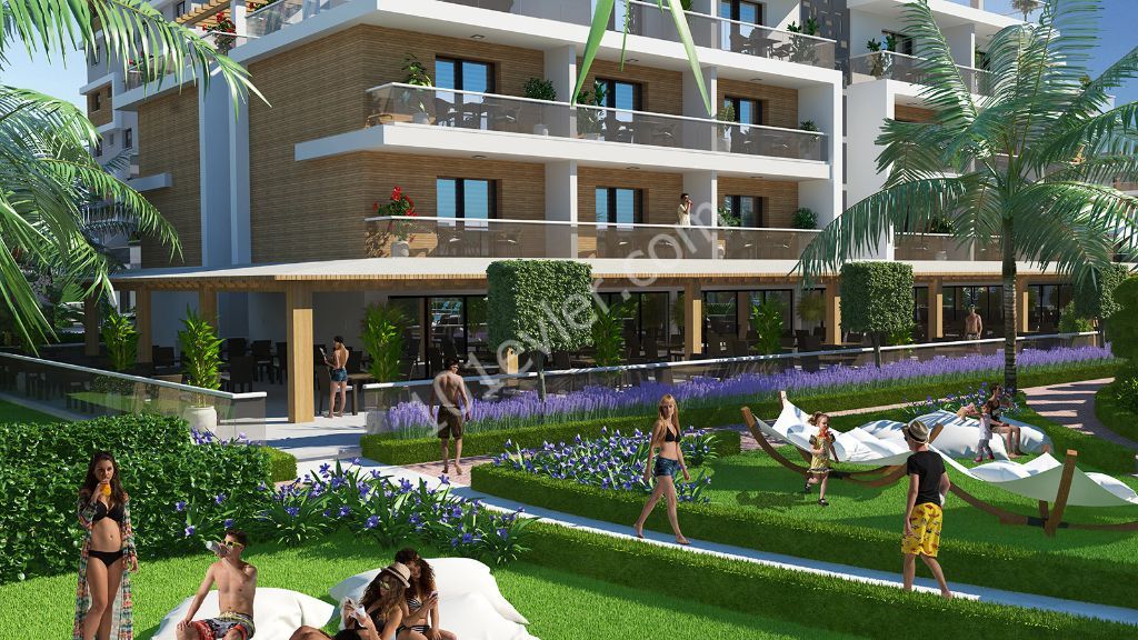 Address of Peace and Happiness 1 + 1 Apartments for Sale in a Magnificent Project on Iskele Longbeach Habibe Çetin +905338547005 ** 