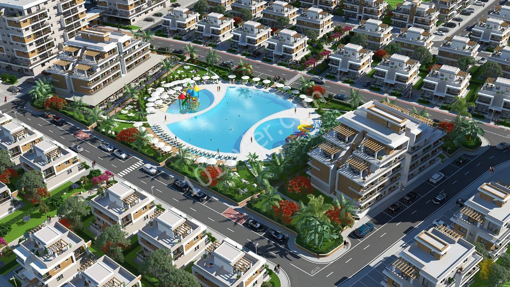 Kuzey Kıbrıs İskele Longbeach'te Muhteşem Projede Satılık 2+1 Daireler Habibe Çetin +905338547005