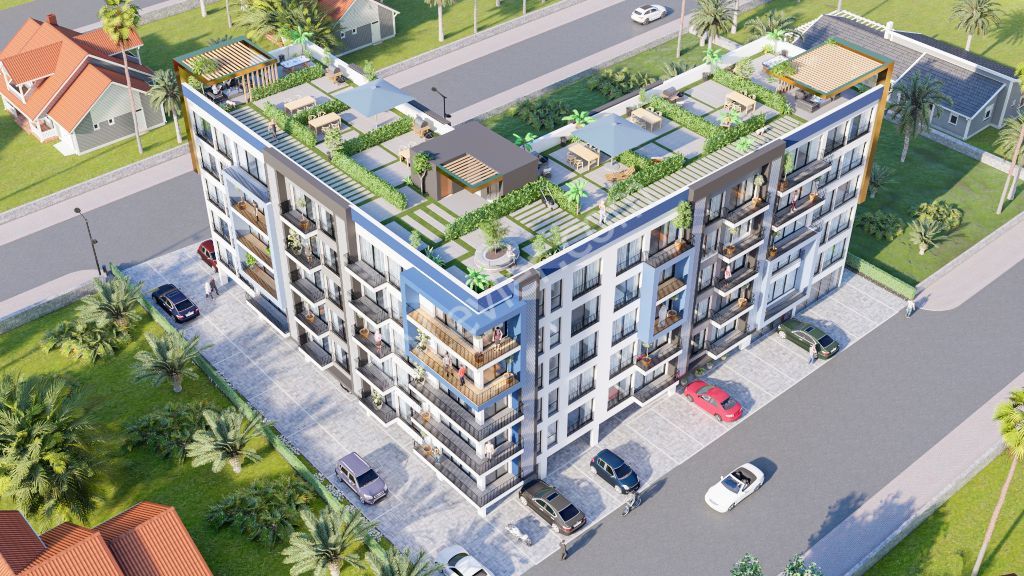 İskele Longbeachte Deniz Manzaralı Yeni Projede Satılık lüks 1+1 Daireler Habibe Çetin 05338547005 