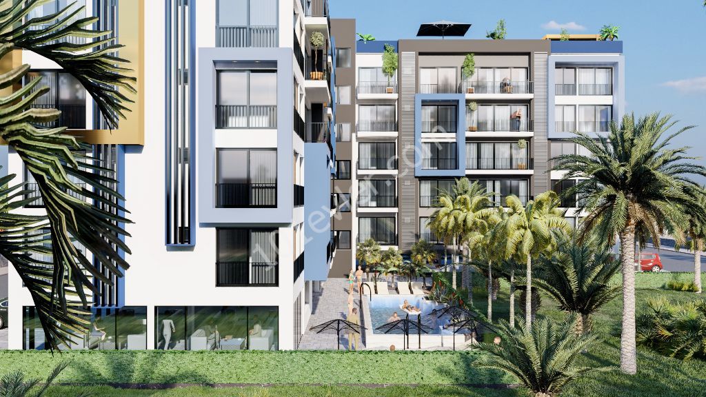 2 + 1 Wohnungen zum Verkauf in einem Projekt mit herrlichem Meerblick in Nordzypern Pier Longbeach - Habibe Cetin + 905338547005 ** 