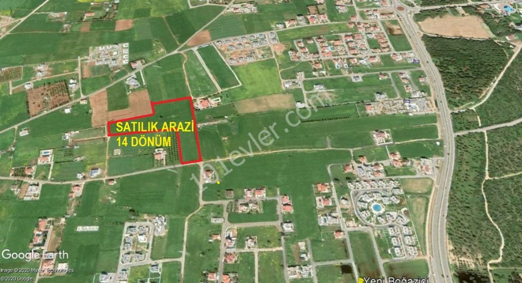 Land for Sale in the Yenibogazici District of Famagusta Habibe Cetin +905338547005 ** 