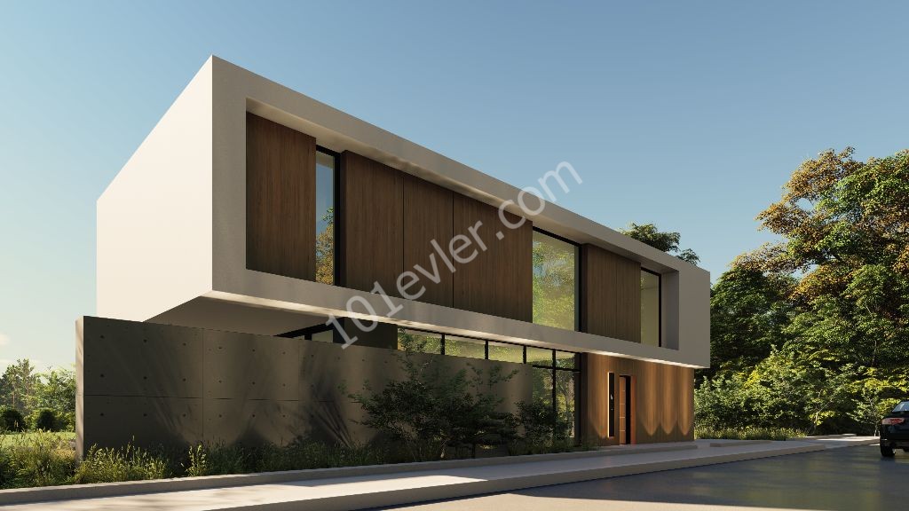 In our Unusual and Modern Villa Project, 3 +1 Villas for Sale Within Walking Distance of the Sea in Nature -Habibe Cetin 05338547005 ** 