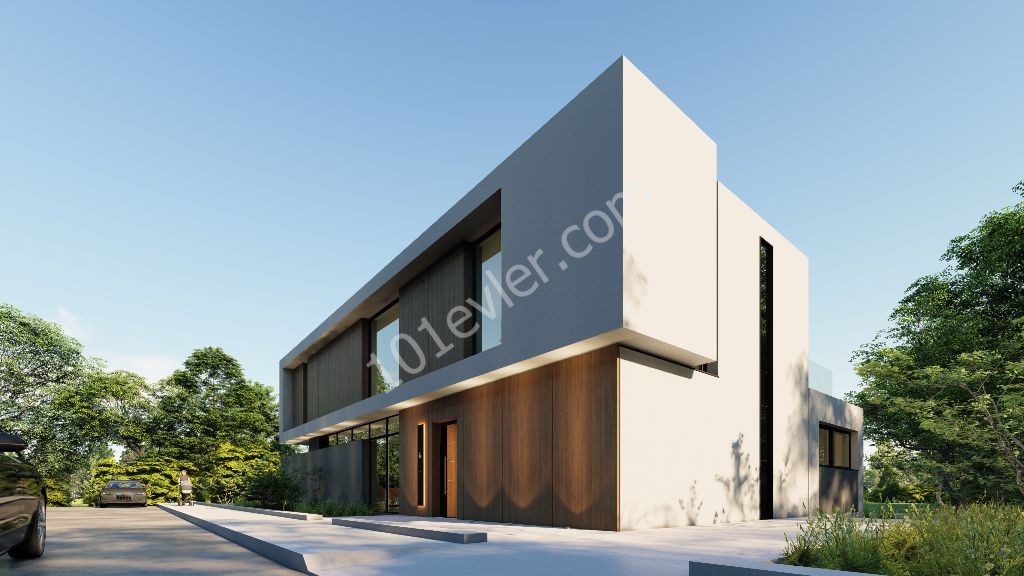 In our Unusual and Modern Villa Project, 3 +1 Villas for Sale Within Walking Distance of the Sea in Nature -Habibe Cetin 05338547005 ** 