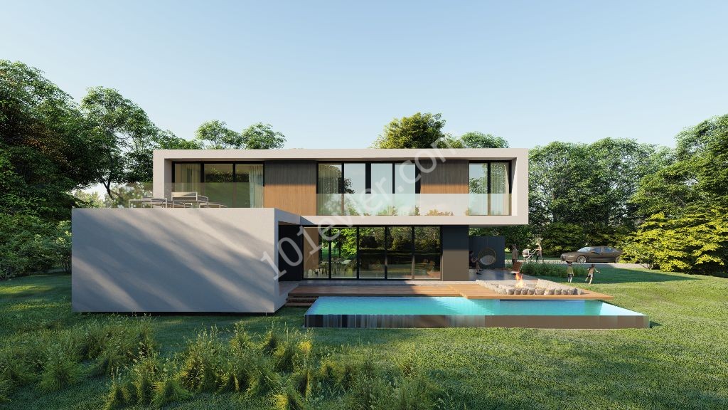 Ungewöhnliche und moderne Villa in unserem Projekt , zu verkaufen 3+1 Villar-Habibe Cetin 05338547005 ** 