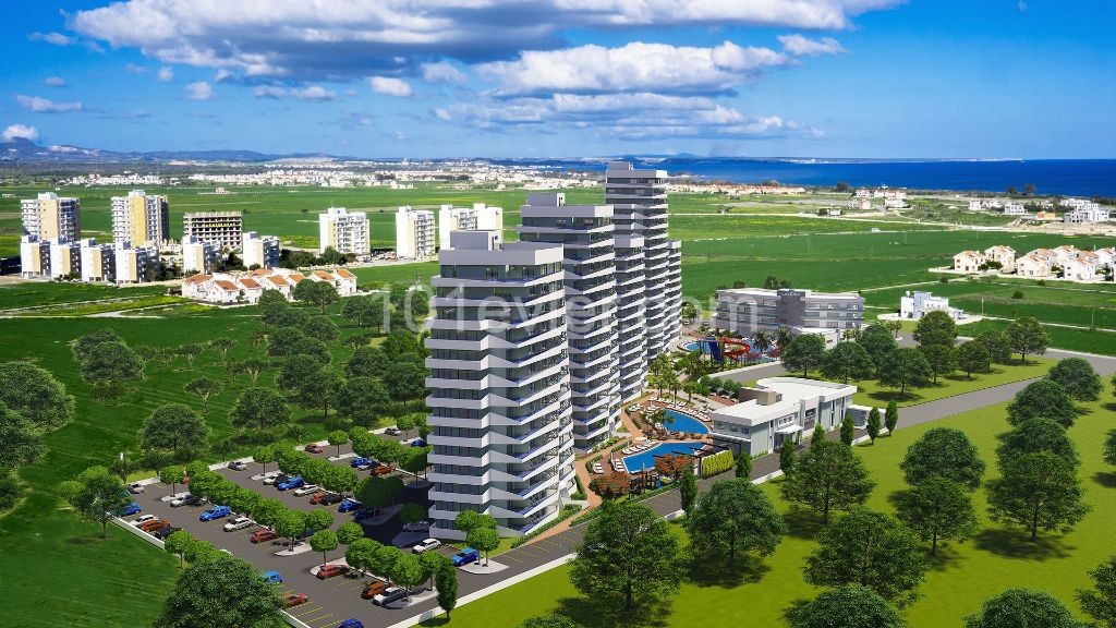 Enjoy a 4-season Holiday in Iskele Longbeach District,1+0 Apartments for Sale Habibe Cetin 05338547005 ** 