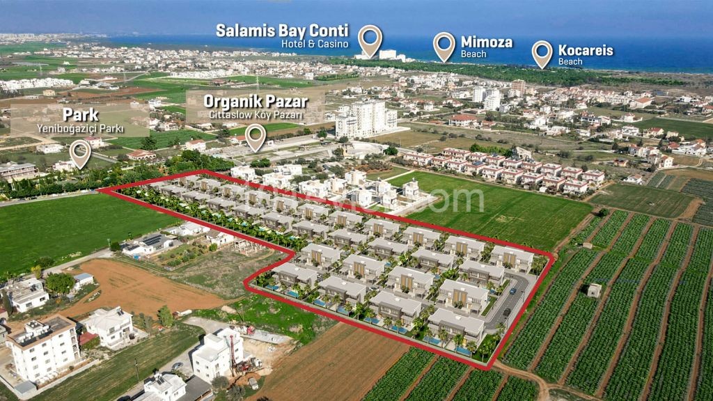 Villa For Sale in Yeni Boğaziçi, Famagusta