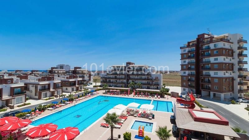 Iskele 1+ 1 Apartment for Sale Near the Sea in Long Beach Habibe Cetin 05338547005 ** 