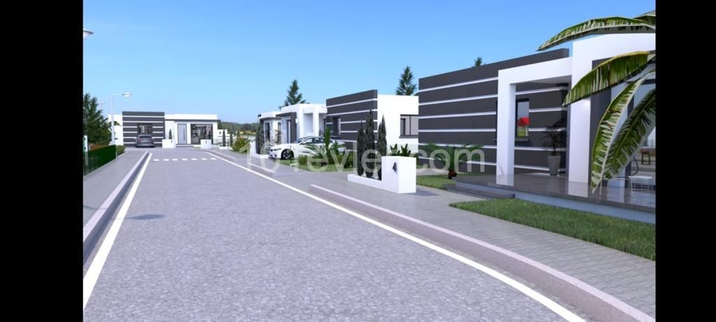 Campaign!!!Take a Step into a Detached Life in the Yenibogazici District of Famagusta, 3 + 1 Detached Houses for Sale in the Last 1 Habibe Cetin 05338547005 ** 