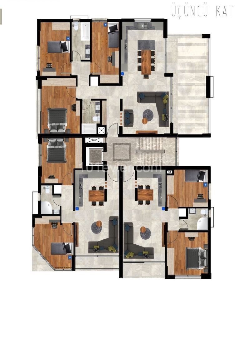 Luxury 2+1 Apartments for Sale in Gulseren District of Famagusta Habibe Cetin 05338547005 ** 