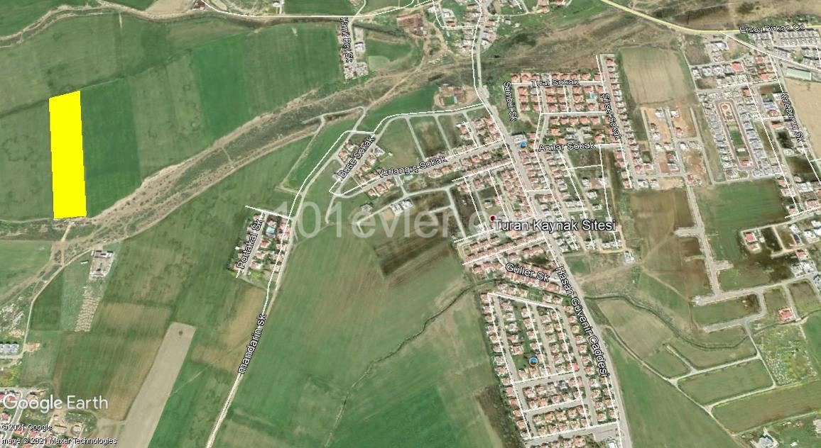 Land for Sale suitable for Site construction in the Tuzla Region of Famagusta ** 