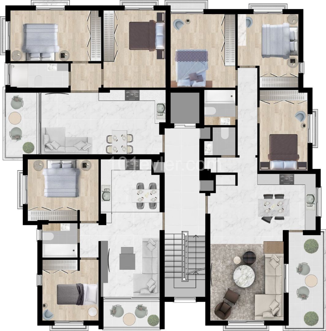 Neu In Famagusta 2+1 Wohnungen Zum Verkauf In Unserem Neuen Projekt In Famagusta Habibe Cetin 05338547005 ** 