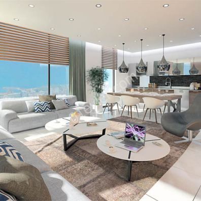 LUXURY RESIDENCE APARTMENTS FOR SALE IN THE VERY HEART OF FAMAGUSTA, CLOSE TO THE FIRST AND ONLY STARS OF THE ISLAND INFORMATION: HABIBE CETIN 05338547005 ** 