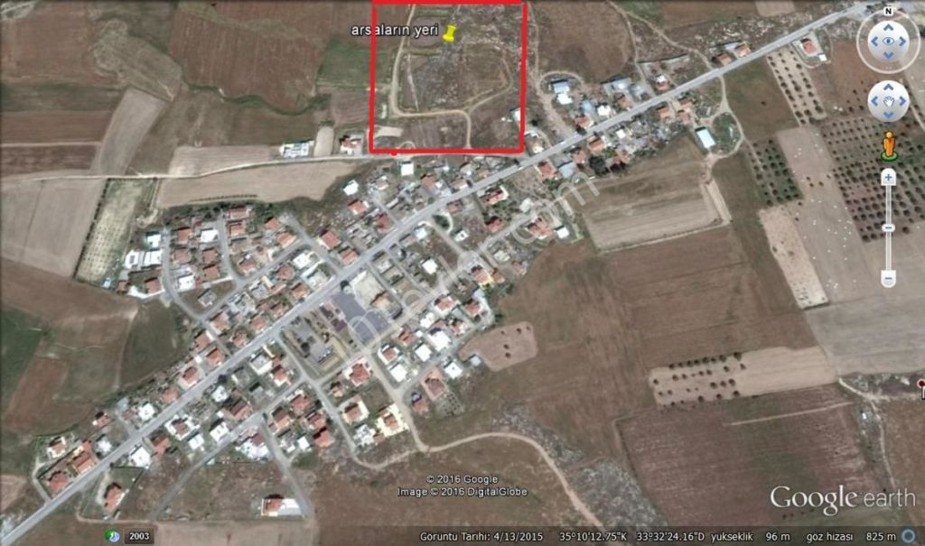 Residential Zoned Plot For Sale in Meriç, Nicosia