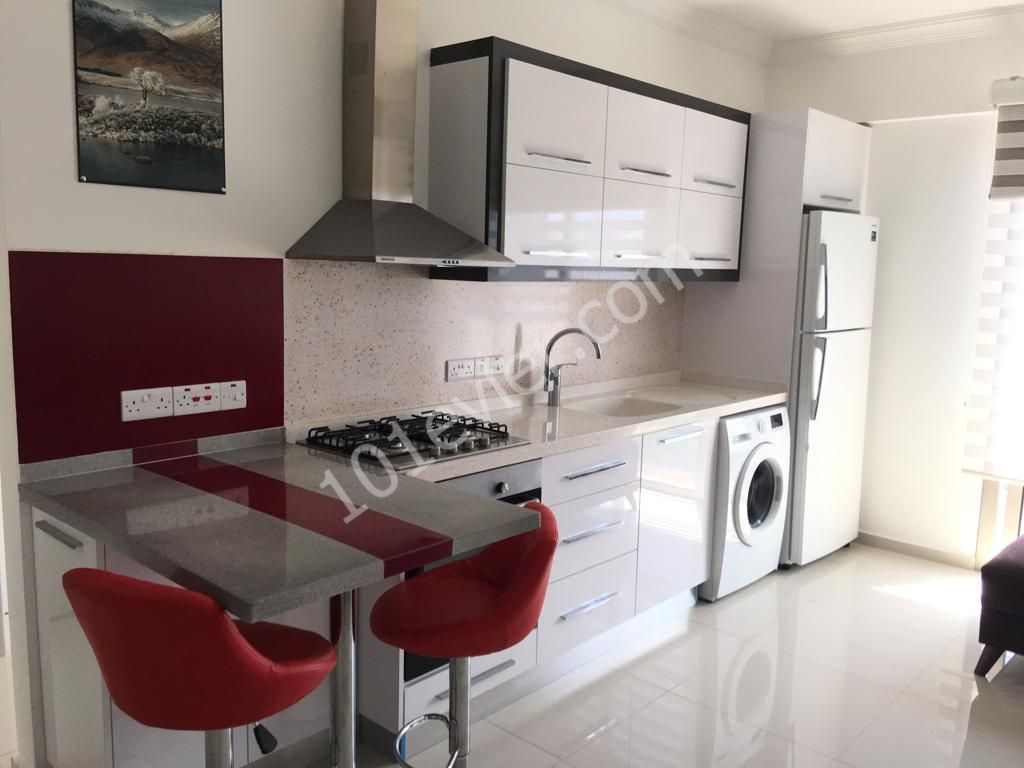 Kıbrıs Girne Merkezde Kiralık 1+1 Lüks Daire