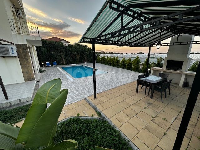 3+1 Villa for Rent with Private Pool in Alsancak, Kyrenia