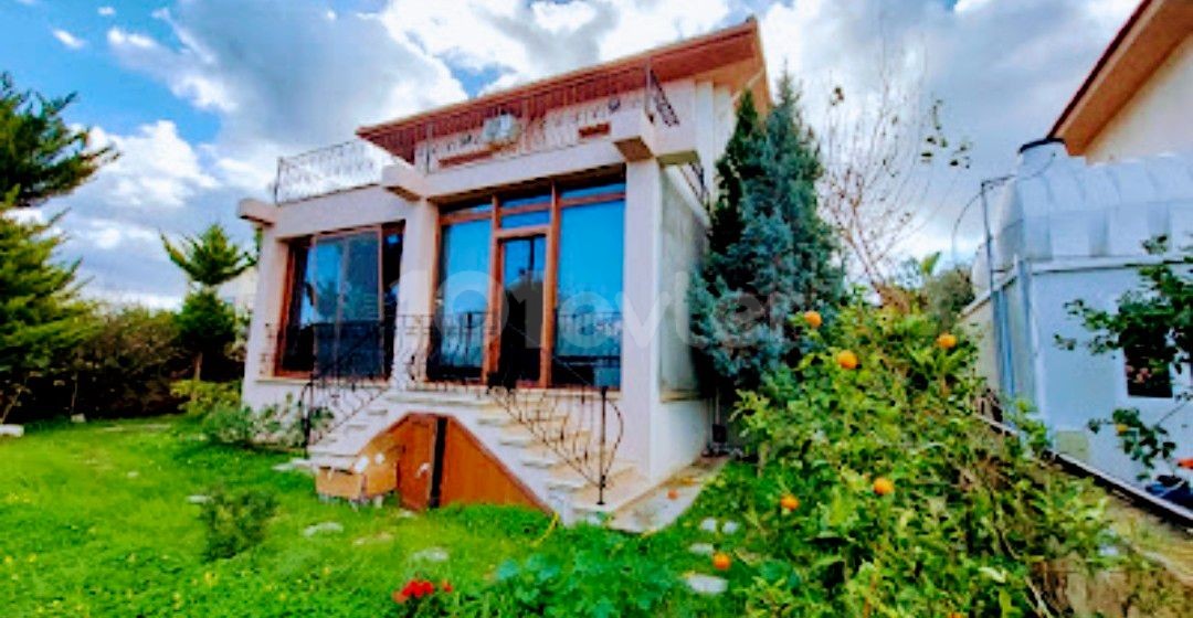 Our villa with a view of 4 + 1 on the Main Road in Çatalköy is for sale ** 