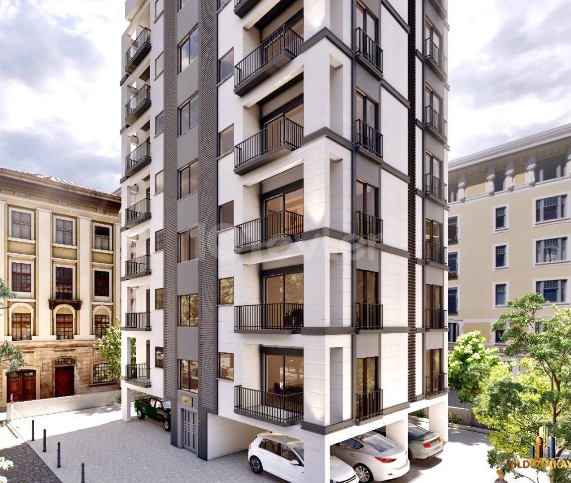 In der neuen Stadt Nikosia steht eine 2+1 Residence Wohnung zum Verkauf, die fast fertig ist ** 