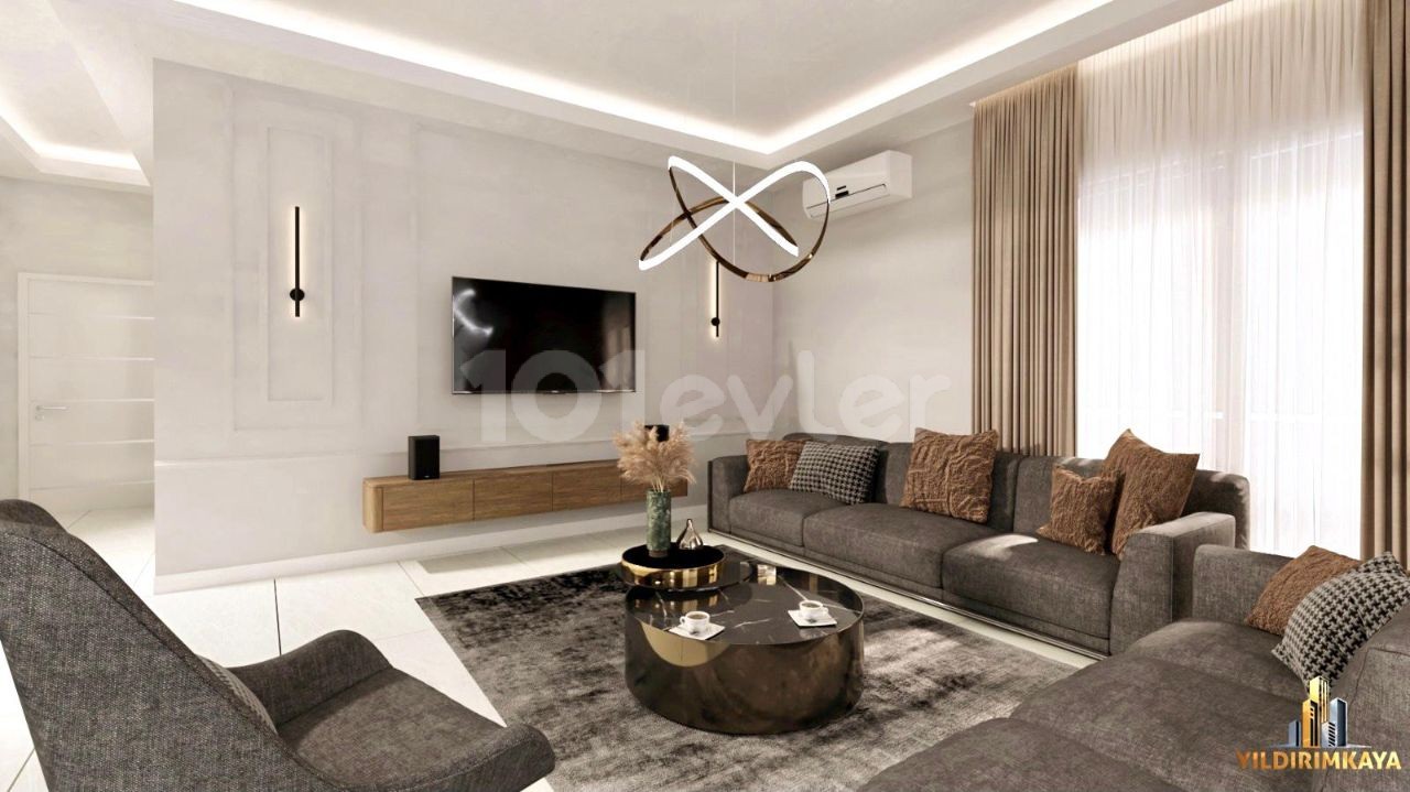 In der neuen Stadt Nikosia steht eine 2+1 Residence Wohnung zum Verkauf, die fast fertig ist ** 